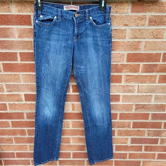 GAP Straight Fit Jeans Women's Size 6 Long - Picture 1 of 5